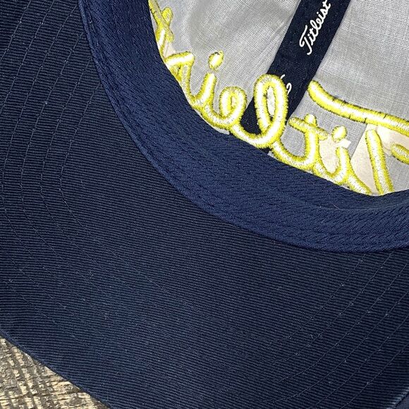 Titleist Golf Champions Circle Navy Blue Adjustable Strap Baseball Cap OSFA - Picture 13 of 16